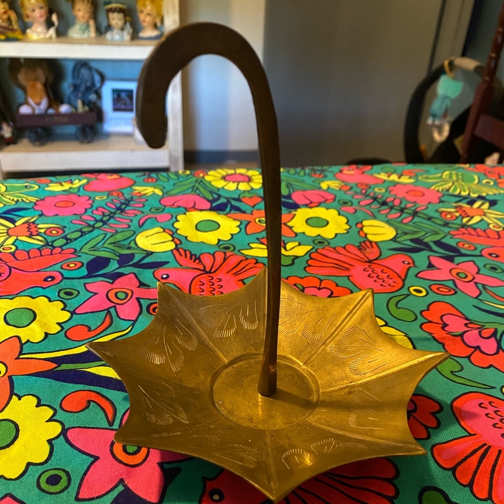 ⭐️2/$10 Brass umbrella ☂ trinket dish
